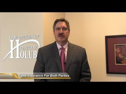 Same Insurance for Both Parties In An Auto Accident in Indiana