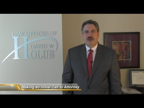 Making Initial Call to Attorney
