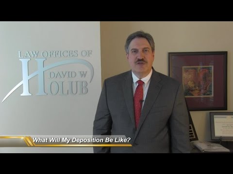 What Will My Deposition Be Like?