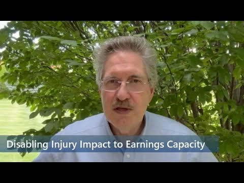 What’s the effect of a disabling injury on earnings?